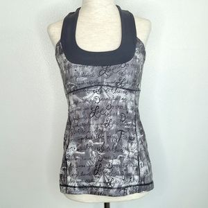 Lululemon | Scoop Neck Grey Tank Top Size 8